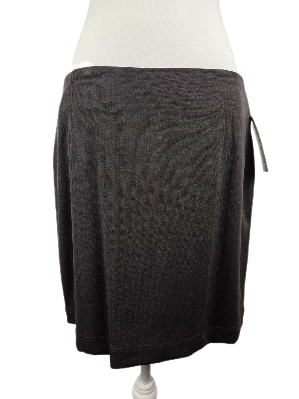 Vintage VIRANI White Label Brown Wool Blend Skirt